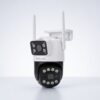 Câmera IP Wi-Fi Dupla Lente PTZ com Auto Tracking Fullsec