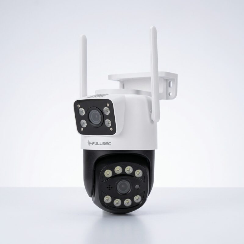 Câmera IP Wi-Fi Dupla Lente PTZ com Auto Tracking Fullsec
