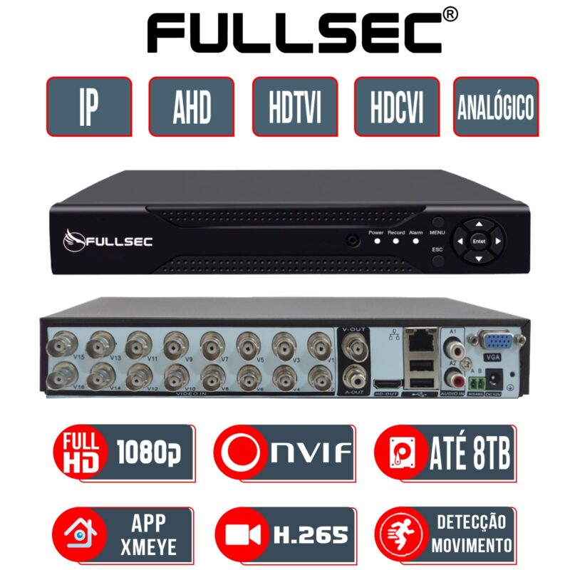 Kit CFTV Fullsec 1279-1080p