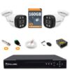 Kit 2 Câmeras de Segurança HD 720p + DVR 4 Canais + HD 160GB + Cabo 100m Fullsec