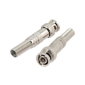 Conector BNC Macho com Mola para CFTV - F-BNC
