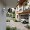 Câmera Bullet AHD 1080p Fullsec FSM-AH23 instalada em garagem