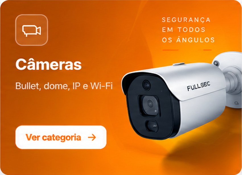 Câmeras - bullet, dome, IP e Wi-Fi