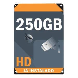 HD 250GB para Gravador de CFTV - USADO com 3 meses de garantia
